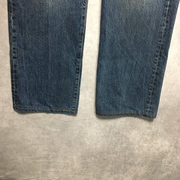 Levis Mens 501 Original Fit Blue Jeans size 40x34 Premium Denim Button Fly - Picture 15 of 15